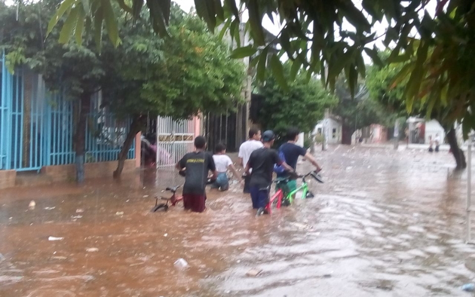 La afectación de la lluvia se evidenció en diversos sectores de Santa Marta.