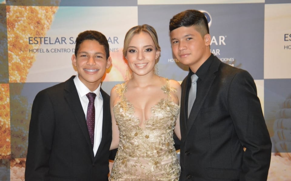 Carlos Andrés Caicedo, Valentina Acosta Caicedo y Miguel David Fernández.