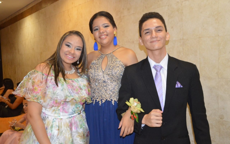 Camila Reyes, Laura Monroy y Juan Camilo Londoño.