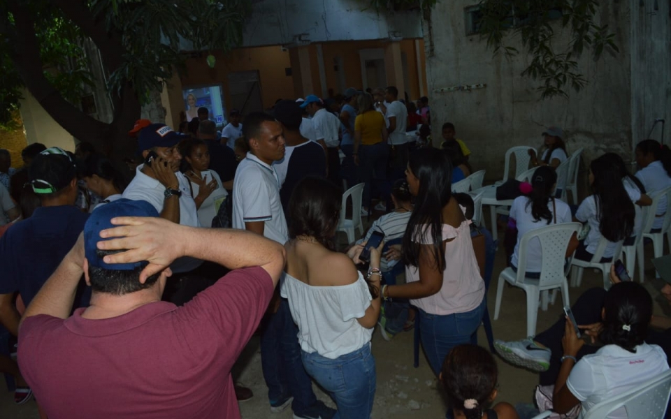 Los simpatizantes de Duque en Santa Marta se reunieron para celebrar el triunfo del candidato del Centro Democrático.