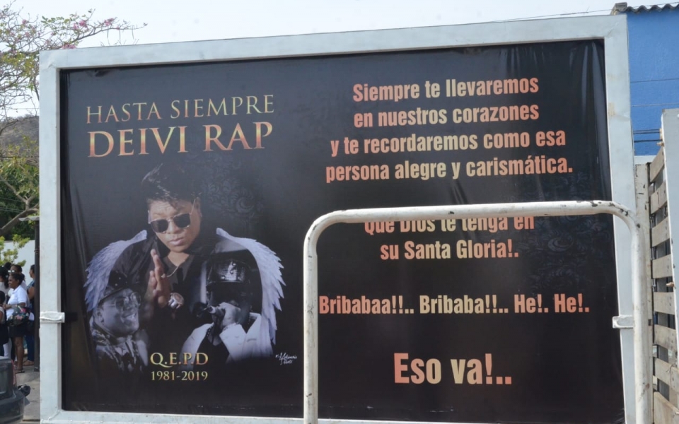 Oscar Mejía-Seguimiento Cortejo fúnebre de Deivi Rap