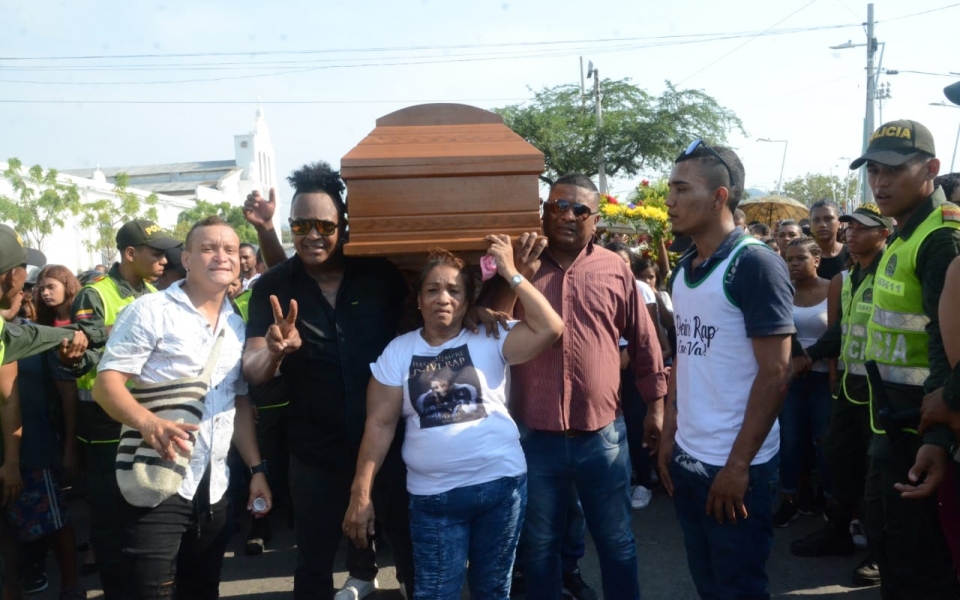 Cortejo fúnebre de Deivi Rap