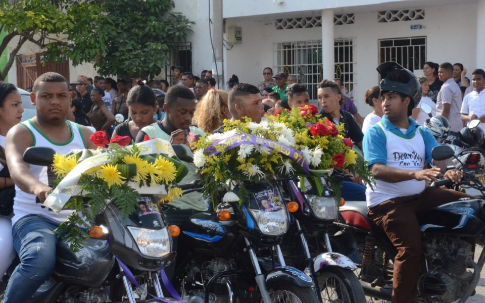 Cortejo fúnebre de Deivi Rap