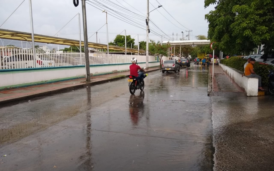 Así veía algunas calles de la ciudad. 