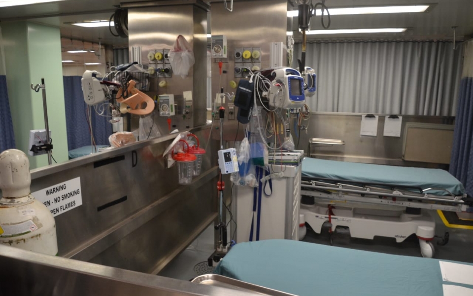 Óscar Mejía-Seguimiento. Así es el interior del Buque USNS Comfort