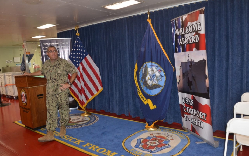 Óscar Mejía-Seguimiento. Así es el interior del Buque USNS Comfort
