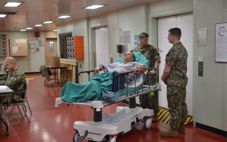 Oscar Mejía-Seguimiento. Así es el interior del Buque USNS Comfort
