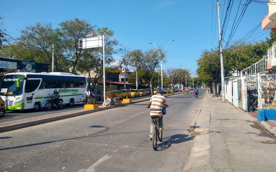 Día sin carro en Santa Marta