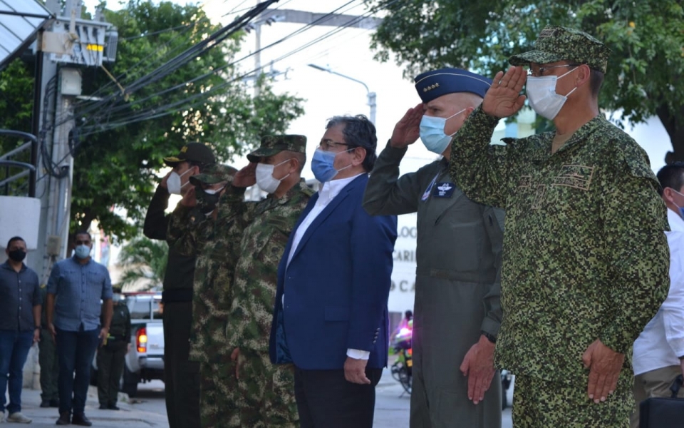 Ministro Carlos Holmes Trujillo en Santa Marta. Oscar Mejía- Seguimiento.co