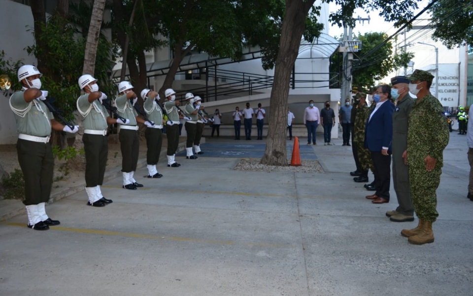 Ministro Carlos Holmes Trujillo en Santa Marta. Oscar Mejía- Seguimiento.co