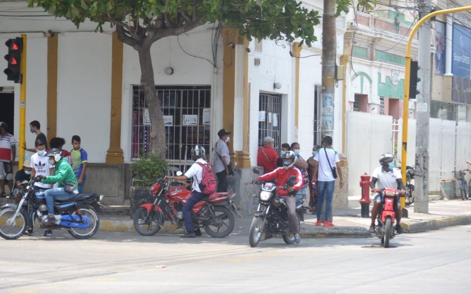 Así transcurrió el paro de buses en Santa Marta. Oscar Mejía- Seguimiento.co
