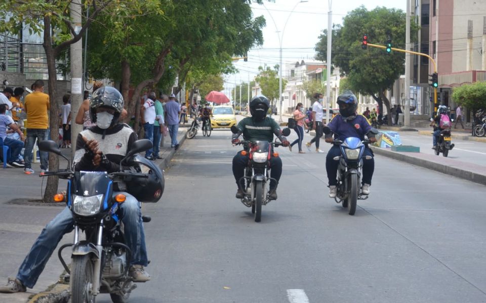 Así transcurrió el paro de buses en Santa Marta. Oscar Mejía- Seguimiento.co