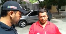 El supuesto brujo, Manuel Esteban Pinto Jinete momentos en que fue capturado.