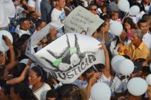La comunidad de Zarabanda, en Gaira, lamentó la muerte de la pequeña Nataly.