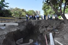 Este megaproyecto, consiste en la línea de un colector de aproximadamente 10 kilómetros de longitud, el cual se ejecuta en tres etapas.