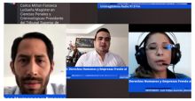 La sesión académica se desarrolló en vivo a través del fan page de Facebook de Unimagdalena Radio y transmitida en tiempo real por el dial 91.9 FM.