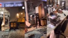 Los establecimientos quedaron totalmente vandalizados y saqueados.