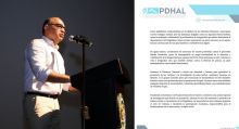 El alcalde Carlos Pinedo expresó su solidaridad ante las amenazas.