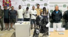 Capturados por la Policía. 